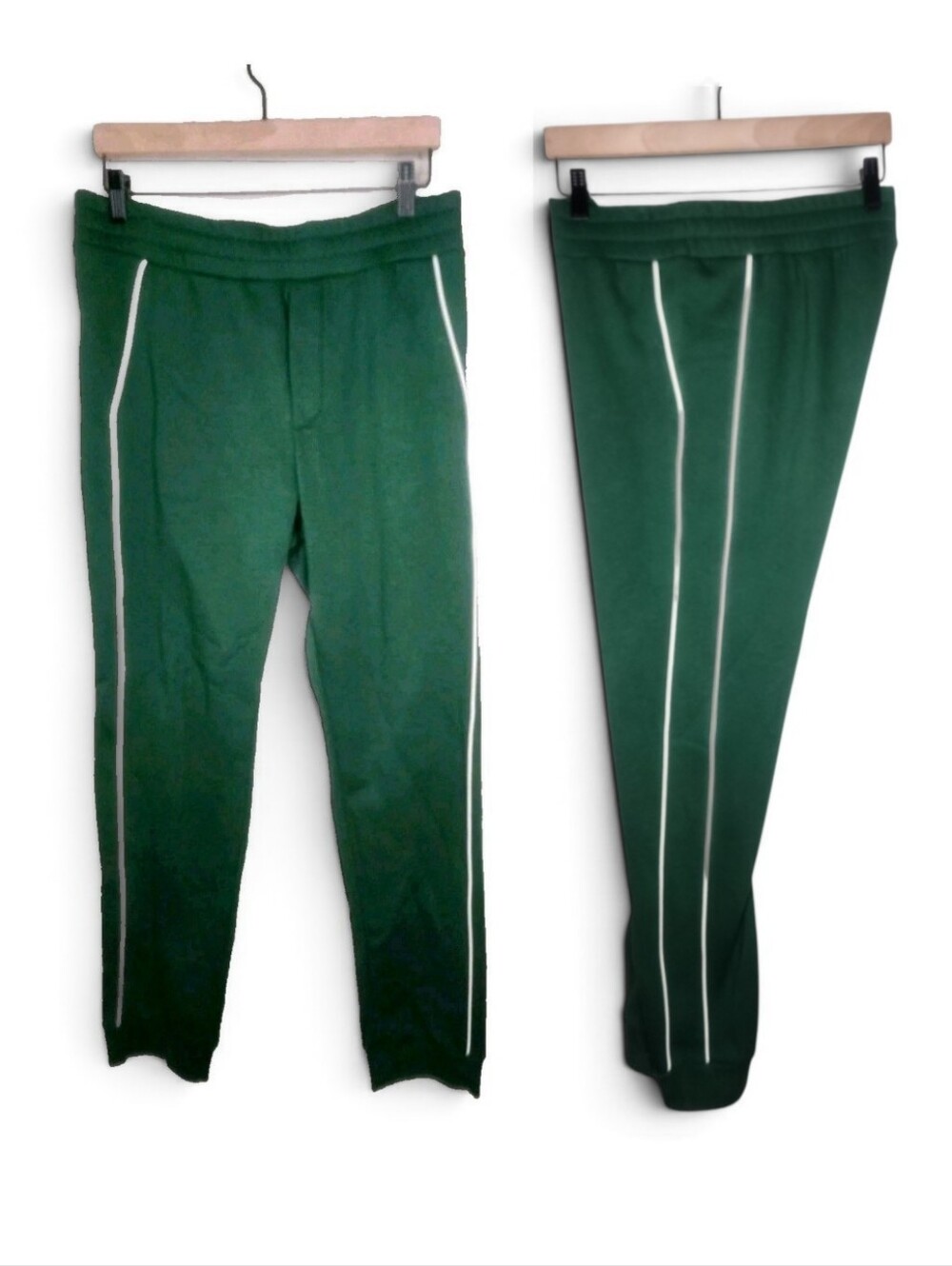 H&M Slim Fit Jogger Pants in Green Size M
